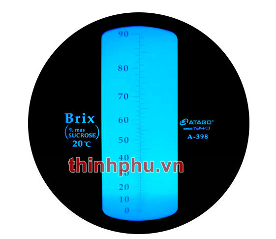 Khúc xạ kế MASTER 500 thang đo Brix 0,0 đến 90,0% 13 Master 500 có thang đo Brix 0.0 - 90%