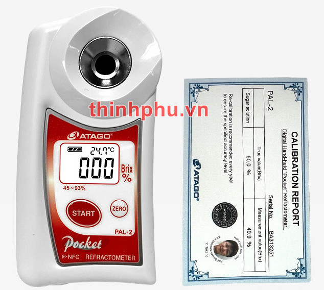 Máy đo độ ngọt điện tử Atago Pal 2 - Đo dung dịch có độ ngọt cao 11 Máy đo độ ngọt Pal 2