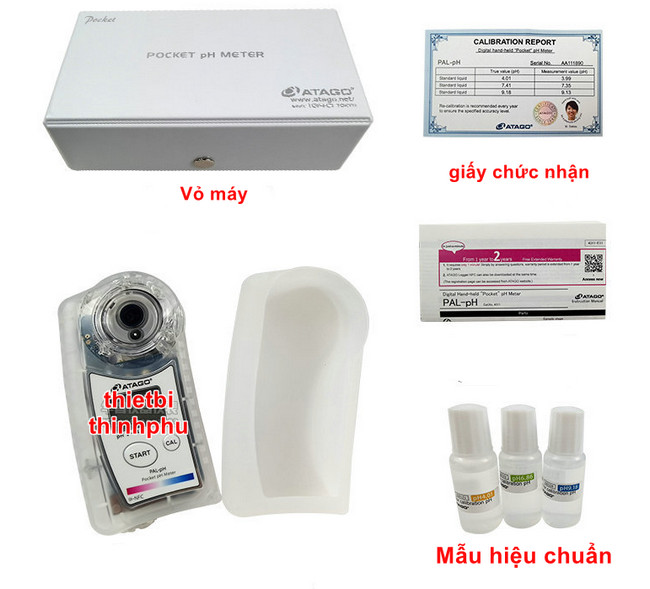 Máy đo độ chua điện tử ATAGO PAL-pH 14 Phụ kiện máy đo PAL-pH